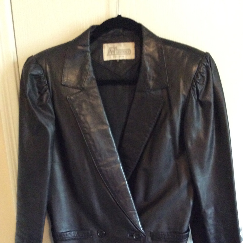 Vintage A & F Original leather jacket